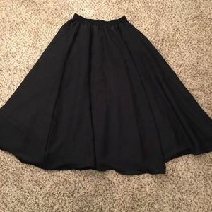 ❤️ VINTAGE Mackenzie Scott Swing Flare Black Skirt